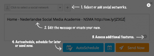 Hootlet Deel snel updates op social media met de Hootsuite Hootlet - NSMA